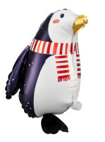 Balon foliowy świąteczny Pingwin 29 x 42 cm