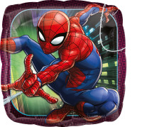 Folieballon Spider-Man vierkant
