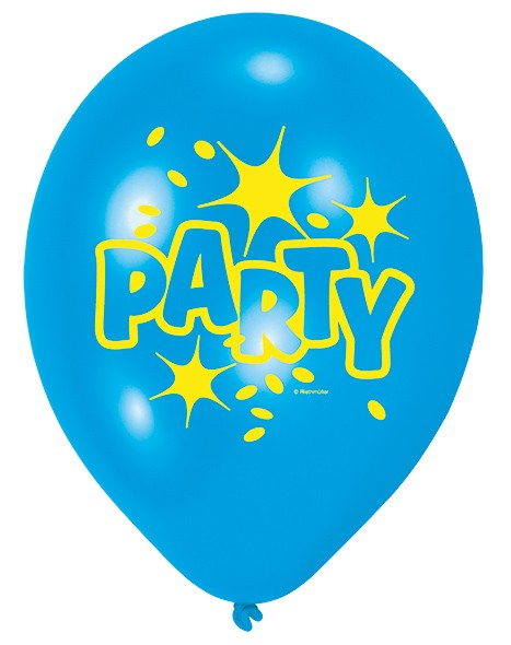 6er Set Fetzige Party Luftballons 4