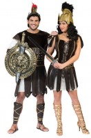 Förhandsgranskning: Gladiator Andorina damklänning med gulddekorationer