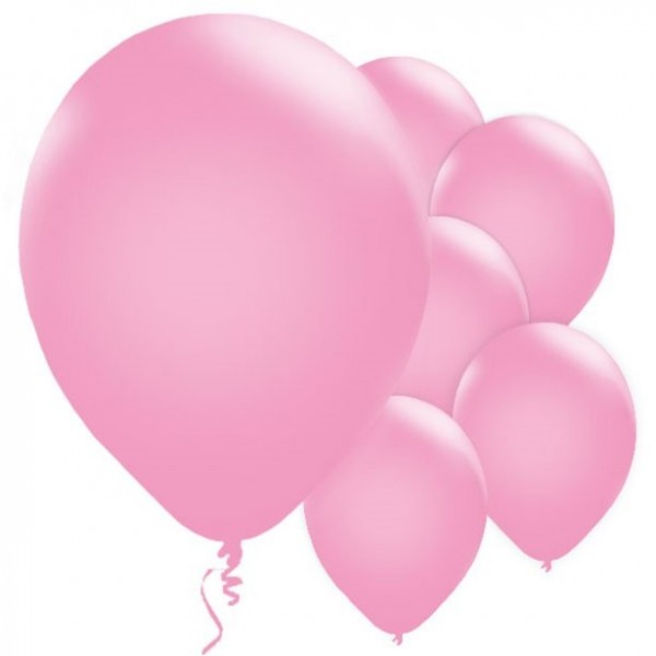 10 globos rosa claro Jive 28cm
