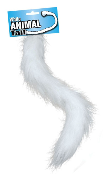 Mysterious animal tail white