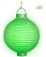 Latarnia LED w kolorze zielonym