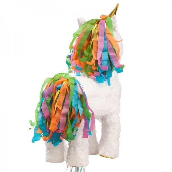Dulce potro unicornio tren piñata 43x16x39cm 4