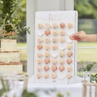 Preview: Floral wedding macaron stand 60cm