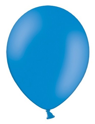 100 parti stjärnballonger kungsblå 27cm