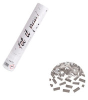 Vorschau: Silberne Streifen Konfettikanone 28cm