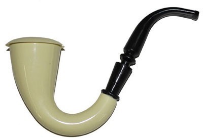 Tubo da tabacco Sherlock Holmes 17 cm