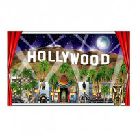 Affiche Hollywood Hills 90 cm x 1,57 m