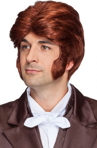 Mr Smith sideburn wig