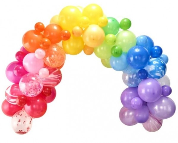 Lovely Rainbow Ballongirlande
