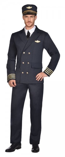 Airline Pilot Phil Costume for Men
