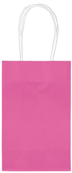 10 torebek prezentowych w kolorze różowym 21 x 13 cm