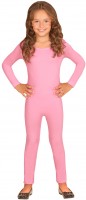Long-sleeved children's bodysuit pink