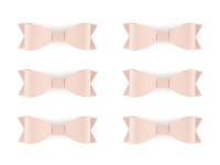 Vorschau: 6 Rosa Papierschleifen 8 x 2,6cm