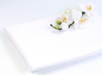 Aperçu: Tissu décoratif de luxe blanc 150 cm x 7 m