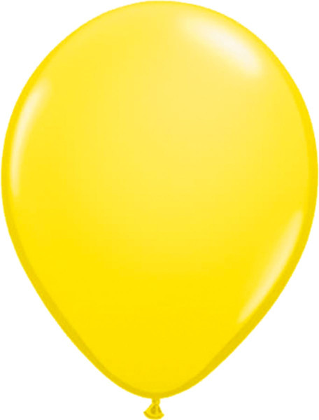 10 ballons jaunes Helene 30cm
