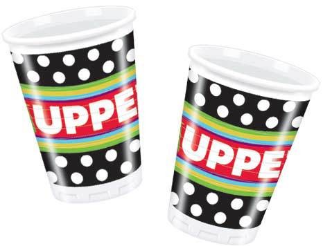 10 Muppets Kermit And Friends plastic cups 200ml
