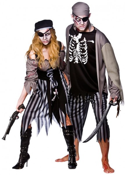 Costume da zombi pirata non morto 2