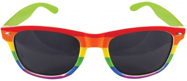 Rainbow Stripes Sonnenbrille
