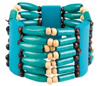 Aperçu: Bracelet indien en perles turquoise