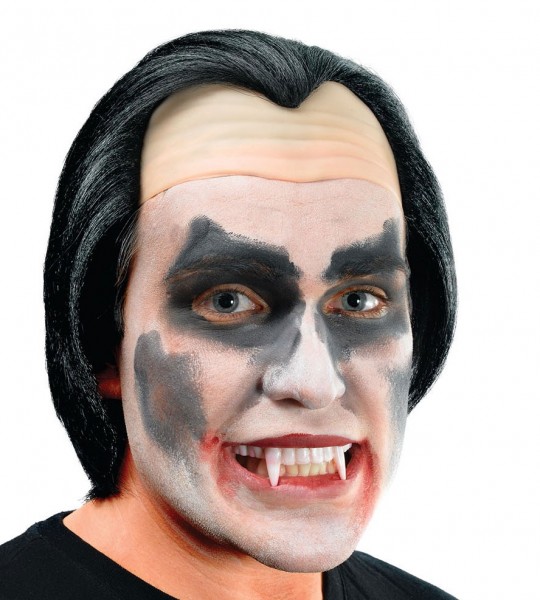 Dracula wig with high forehead
