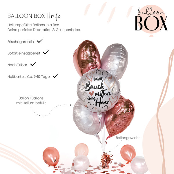 Heliumballon in der Box Mitten ins Herz 3