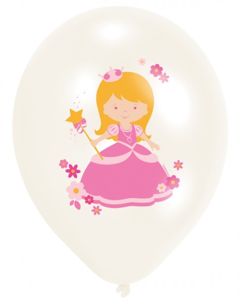 6 balonów Mała Księżniczka Bella 4