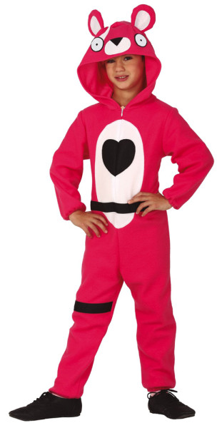 Pink Gaming Bear kids costume