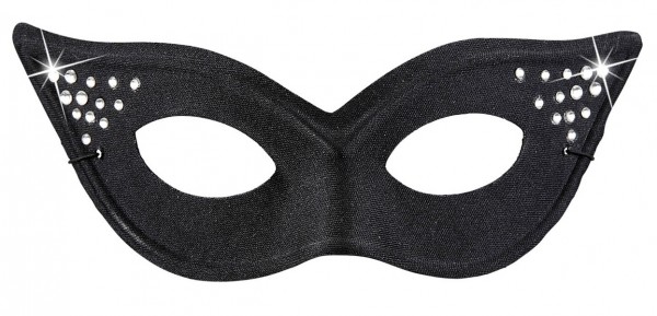 Zwarte katten oogmasker 2