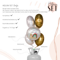 Vorschau: Sweet Baby Snail Ballonbouquet-Set mit Heliumbehälter