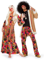 Oversigt: Psykedelisk hippiefest herre kostume