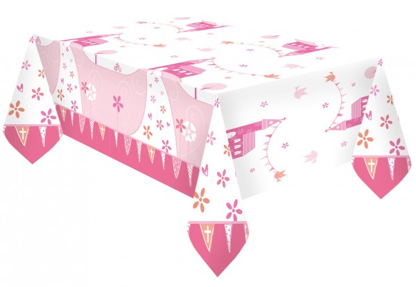 Communion tablecloth pink 1.2 x 1.8m
