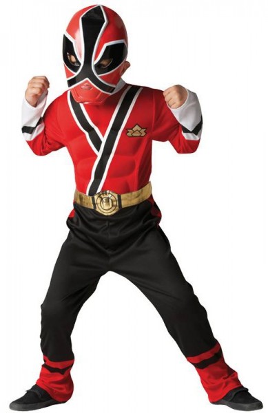 Disfraz infantil de Power Ranger rojo