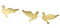 Ghirlanda di colombe oro 86cm
