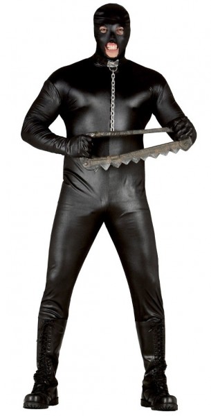 Schwarzer Mann Horror Kostüm für Herren