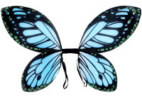 Preview: Butterfly fairy wings blue for kids