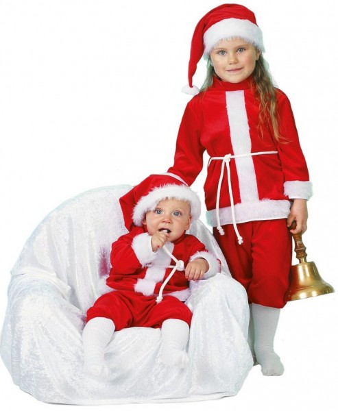 Kostium Świętego Mikołaja dla niemowląt i małych dzieci