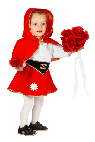 Kostium Czerwonego Kapturka dla małych dzieci