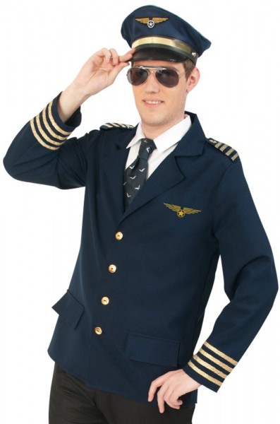 Classic pilot jacket for men