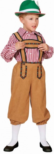 Tiroler Lederhose Franz Boys-kostuum