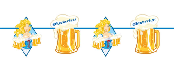 Guirlande de la fête de la bière Liesl (Oktoberfest ) 10m