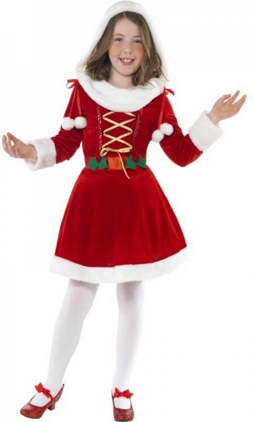 Little Miss Santa Clara child costume
