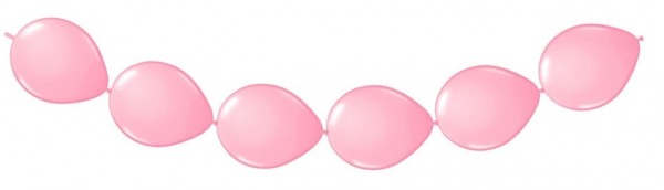 Luftballon Girlande rosa 3m