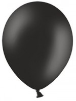 100 party star balloons black 27cm