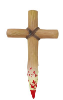 Oversigt: Blodigt kors 30cm