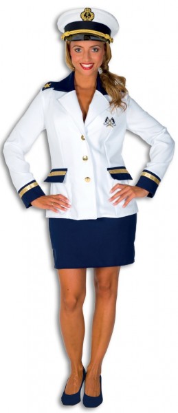 Elegante disfraz premium de oficial de crucero