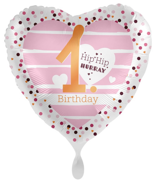 Hip Hurrray 1. Birthday Folienballon