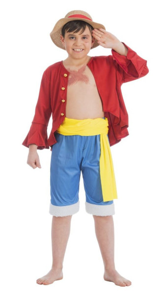 Jednoczęściowy kostium Luffy'ego dla chłopca