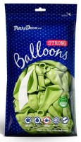 Widok: 20 metalowych balonów Partystar może mieć zielony kolor 23 cm
